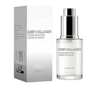 30ml Deep Collagen Power Boosting Cream Serum for Face, Age-Defying Facial Moisturizer with Rapid Absorption Technology, Firming & Hydrating Skin Care Solution for Fine Lines