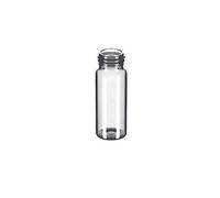 30mL Environmental Storage Vial, Screw Top, Clear Glass, 24-400mm Thread, Q-Clean