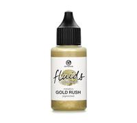 30ml Fluids Alcohol Ink Gold Rush for Fluid Art and Resin, Metallic Gold