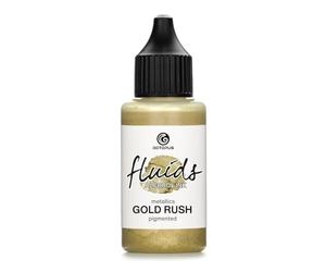 30ml Fluids Alcohol Ink Gold Rush for Fluid Art and Resin, Metallic Gold