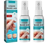 30ml Liquid Bandage Spray,Liquid Skin Bandage Band_aids,Waterproof Liquid Bandage for Cracked Fingertips Aid Quick-Dry Wounds Care for Minor Cuts,Scrapes,Wounds,Cracked Skin (2 Pcs)