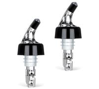 30ml Liquor Dispenser Automatic Measured Wine Pour Spout With Steels Ball Bearing Bottle Pourer Drink Measurement Tool Stainless Liquor Dispenser With Ball