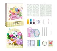 30ml Ma Gic Petal Flower Kit Ma Gic Petal Flower Art Kit Fa Ntasy Art Magical Flowers More Than A Dozen Kinds Of Flowers Fre E To Mat Ch Colors YhD588 (Green, 26x30.4x6.1cm)
