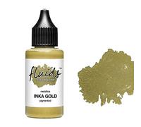 30ml Octopus Fluids Alcohol Ink Inka Gold for Fluid Art and Resin, Metallic Gold