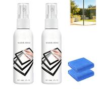 30ml One Way Reflective Window Spray, Instant Privacy Mirror Coating Spray, Streak-Free Quick Dry Glass Treatment for Domestic Home Windows & Automotive Car Glass (2, pcs)