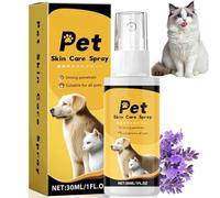30ML Pet Skin Treatment Spray for Dogs & Cats,Antisept/ic Spray for Wounds,Dog Antisept/ic Sp/ray & Itchy Skin Relief,Nat/ural Soothing Solution for Dry Itchy S/kin,Pet Corrector Sp/ray for Dogs