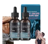 30ml Secret Drops for Strong Men, Secret Happy Drops for Men, Pleasurepeak Oral Drops, Enhancing Sensitivity and Pleasure Boost Energy Levels (2Pcs)