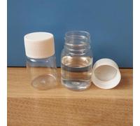 30ml Transparent Plastic Dispensing Bottles for Samples Lab Beauty Operation - 10-Pack with Narrow Nozzle Leak-Resistant Compact 3.2 X 5.6 X 2.1 Cm(White)