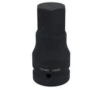 30mm 3/4" Drive Extra Deep Impact Hex Allen Key Socket Impacted 88mm Long
