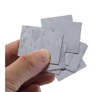 30mm×30mm Ultra-thin Iron Sheet, 0.5mm Thickness Iron Sheet Paste, Rectangular Small Iron Sheet For Use With Magnets (Color : 20pcs)