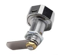 30mm Biometric Fingerprint Cabinet Lock Zinc Alloy Furniture Security Lock with Fast Identification for Drawers Cupboards Mailboxes Offices and Home(Silver)