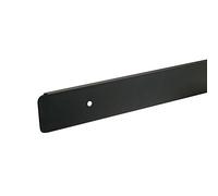 30mm Black End Cap 6mm Radius