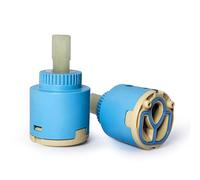 30mm Ceramic Cartridge, Single Handle Ceramic Faucet Cartridges, Ceramic Disc Cartridges Valve for Bathroom Shower, Faucet Ceramic Disc Cartridge Replacement
