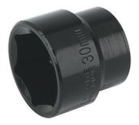 30mm Forged Impact Socket - 1/2 Inch Sq Drive - Chrome-Vanadium Wrench Socket