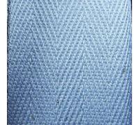 30mm Cotton Herringbone Tape 304D, 021 Cornflower Denim Blue, 1 Metre