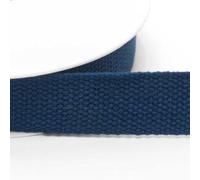 30mm Cotton Webbing 1.5mm 920D, 019c Dark Navy, 2 Metres