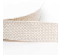 30mm Cotton Webbing 1.5mm 920D, 046 Ivory, 4 Metres