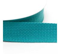 30mm Cotton Webbing 1.5mm 920D, 094c Jade Green, 2 Metres