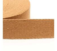 30mm Cotton Webbing 1.5mm 920D, 099 Tan Brown, 4 Metres