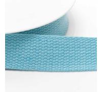 30mm Cotton Webbing 1.5mm Thick Bag Handle Etc 36 Color Buy 1 2 or 4 Metres 920D, 087c Aqua Blue, 4 Metres