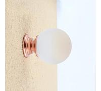 30mm Crystal Transparent Light Ball Bubble Frosted Rose Gold Handle Drawer Cabinet Wardrobe Door Small Handle Single Hole(Scrub Balls)