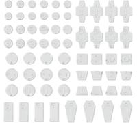 30MM Customized Material (Decoration Part 1, White) Color Coded Plastic Model