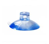 30mm Dual Hang Suction Cups with Side Pilot Hole Clear Plastic Rubber Casement Suckers for Kitchen Bathroom Glass Wall Hooks Hangers 10 Pack Transparent PVC