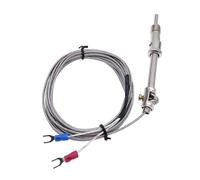30mm K Type Thermocouple Probe Type Sensor Stainless Steel 1/2/3/4/5m Cable 0-400℃ 1Pcs(Line length 3.0m)