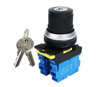 30mm On Off LA36M Latching Self Locking Start Stop Electrical Button Switches 10A 2NO 1Pcs(3 Position-2NO)