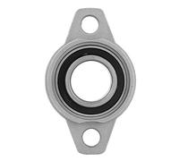 30mm Pillow Block Flange Bearing, KFL006 Miniature Zinc Aluminum Alloy Mounted Bearing Pillow Block Flange Rhombic Bearing for Rotating Machinery, Printing Machinery, etc