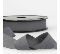 30mm Pure Cotton Herringbone Twill Tape Binding 37 Colours 1 2 4 8+ Metres 304D, 038 Dark Grey, 8 Metres