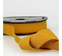 30mm Pure Cotton Herringbone Twill Tape Binding 37 Colours 1 2 4 8+ Metres 304D, 042 Mustard Gold, 4 Metres