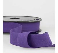30mm Pure Cotton Herringbone Twill Tape Binding 37 Colours 1 2 4 8+ Metres 304D, 090 Dark Lavender Purple, 4 Metres