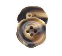 30mm Resin Buttons Handmade Large Decorative DIY Buttons, Brown, 23mm 10pcs