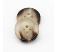 30mm Resin Imitation Horn White Big Coat Buttons for Clothing Sweater Suit Jacket Decorative Sewing Accessories