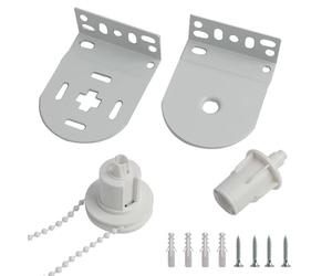30mm Roller Blind Fittings, Complete With Clutch,Includes Clutch, Chain, and Metal Brackets - Durable Repair Parts Mechanism, Supports up to 5 KG