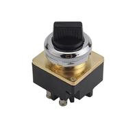 30mm selector switchHKA2-3 DPST 1NO+1NC 3P Latching Rotary Control Switch 380V 6A 220V 8A 127V 10A