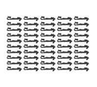 30mm Vintage Words Connector Link Charm Set for Jewelry Making Suitable for DIY Projects 50 Pcs Zinc Alloy Stainless Steel