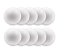 30mm White Foam Balls Styrofoam Ball Round Polystyrene Craft Balls Solid Modelling Sphere Decoration High Density Smooth Poly Ball Arts Crafts School Projects (30mm - 10 Balls)