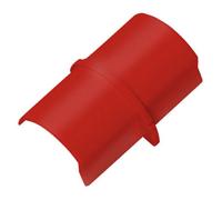 30mm X 15mm Red Smooth Fit Coupler Joiner Trunking Adapter Wall Conduit Av Tv