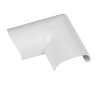 30mm x 15mm White Clip-Over Over Door Top Trunking Adapter - Wall Conduit AV/TV | Loops
