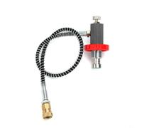 30MPa Air Tank Fill Adapter with Valve & Hose for 5/8 G, 1/8 BSPP | Metal Alloy, for braided Stainless Steel Hose, Adjustable Valve For Safe Pressure Control, Fits 5/8 G & 1/8 BSPP Threads