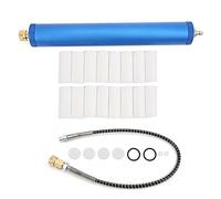 30MPa High Pressure Air Filter Oil Water Separator, Air Compressor Filter with 20 Filter Elements, 3 - Stage Filtration System for Inflator Pump, Hand Pump Accessories Includes Hos