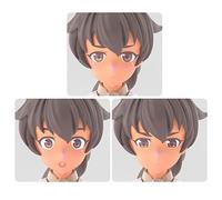 Bandai Model Kit 30MS Option Face Parts - Facial Expression Set 6 - Color C