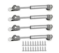 30N/6.8 lb Gas Strut Cabinet Hinge Safety Lift Support, Soft Open & Down Lid Support & Buffer Teles Cabinet Door Glue Head Gas Spring Supports 6 inch Length (4 Pack)