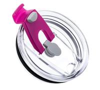 30oz Replacement Tumbler Lid，Spill Proof and Splash Resistant Lid for 30oz Stainless Steel Tumbler Travel Cup Yeti,Rambler, Ozark Trail and more Cooler Cup (Magenta)