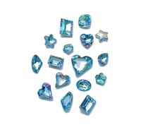30Pack 3D Crystal Nails Jewelry Manicure Decals Crystal Art Tips Rhinestones Decorations Accessory