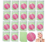 30Pack Individually Wrapped Disposable Travel Face Cleansing Makeup Remover Kit with 5 Oil Absorbing Sheets; Clean and Hygienic; Travel Facial Cleanser Sponge; Portable Makeup Remover Pack