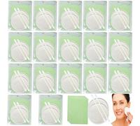 30Pack Luxury Individually Wrapped Disposable Face Oil Absorbing Makeup Remover Kit; Each includes Oil Absorbing Sheets,Makeup Remover Pads,Cotton Swabs; Travel Facial Cleansing Pack During Outdoors
