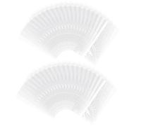 30Pack Vellum Jackets for 5x7 Invitations, Wedding Invitation Accessories Kit Translucent Paper Wraps for Wedding, Baby Shower, Birthday(Wildflower Pattern)